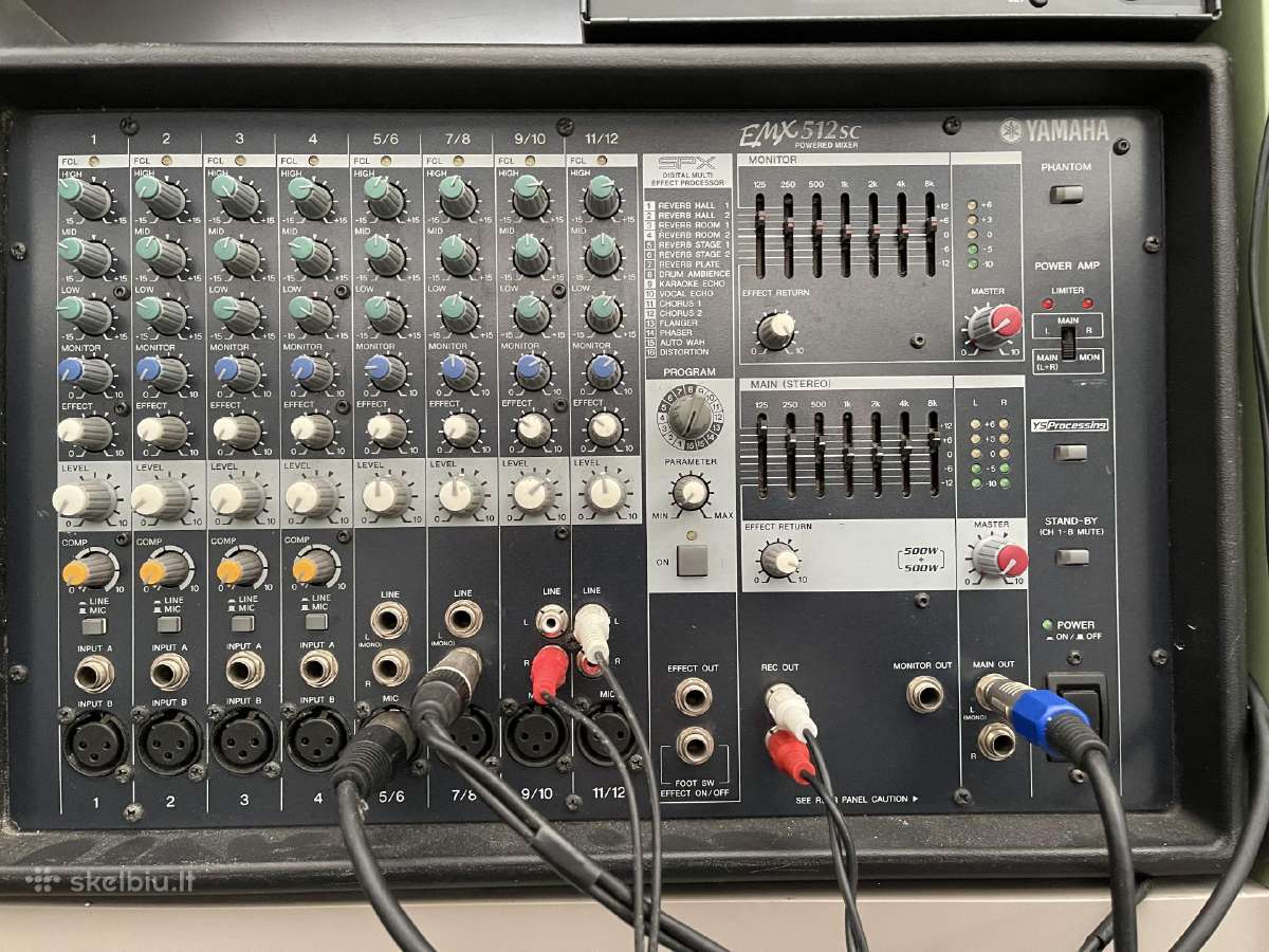 Parduodami analoginiai mikseriniai Yamaha Pultai - nuotraukos Nr. 4
