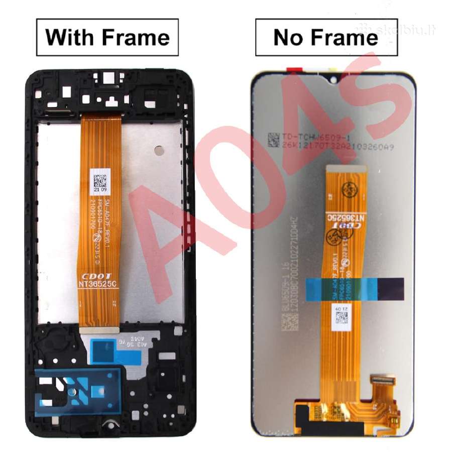 Sm A04e, A04, A04s ekranai su front frame - nuotraukos Nr. 7