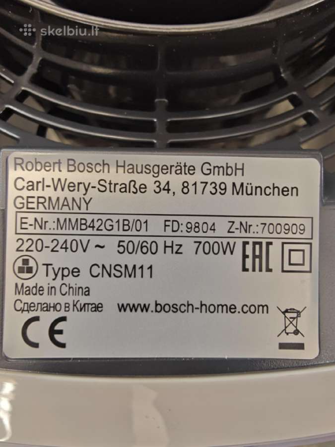 Bosch kombainas Fd9804