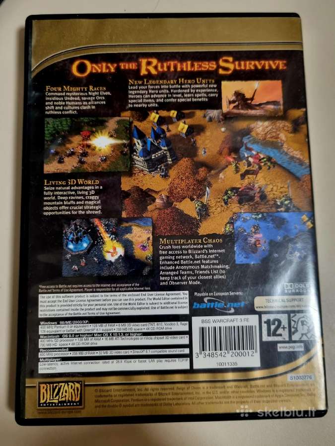 Warcraft 3 originalus - nuotraukos Nr. 2
