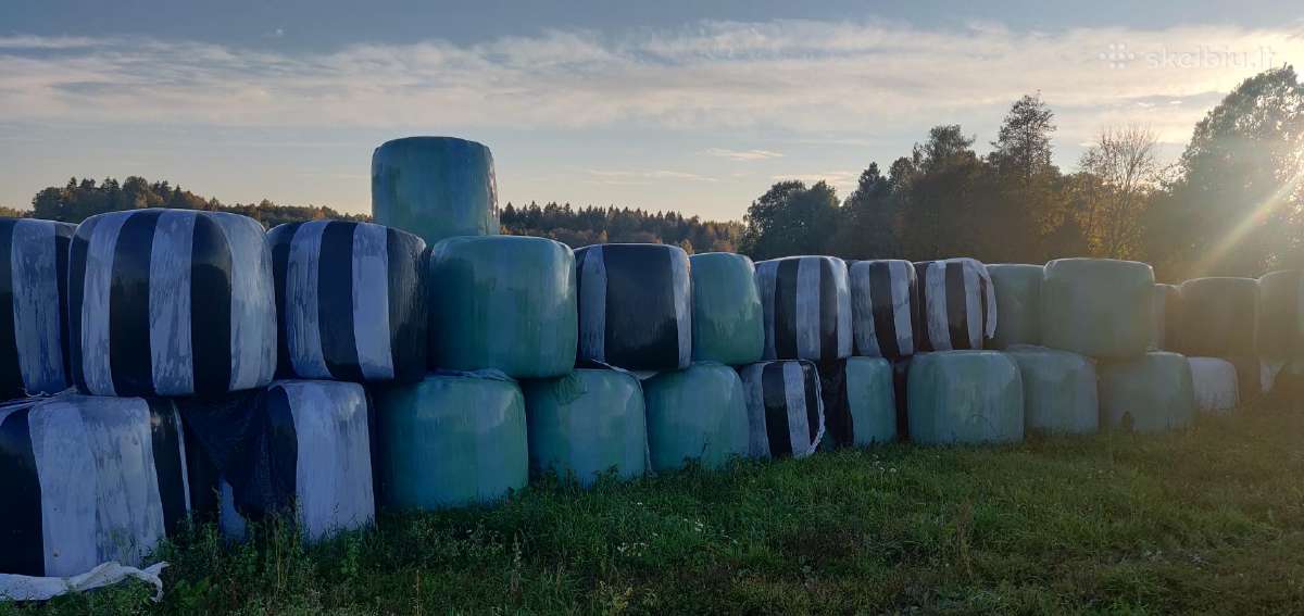 Šienainio, šiaudu rulonai (2025metų šienainis) - nuotraukos Nr. 2