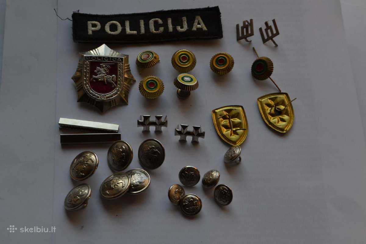 Policijos atributika ,kolekcionavimui