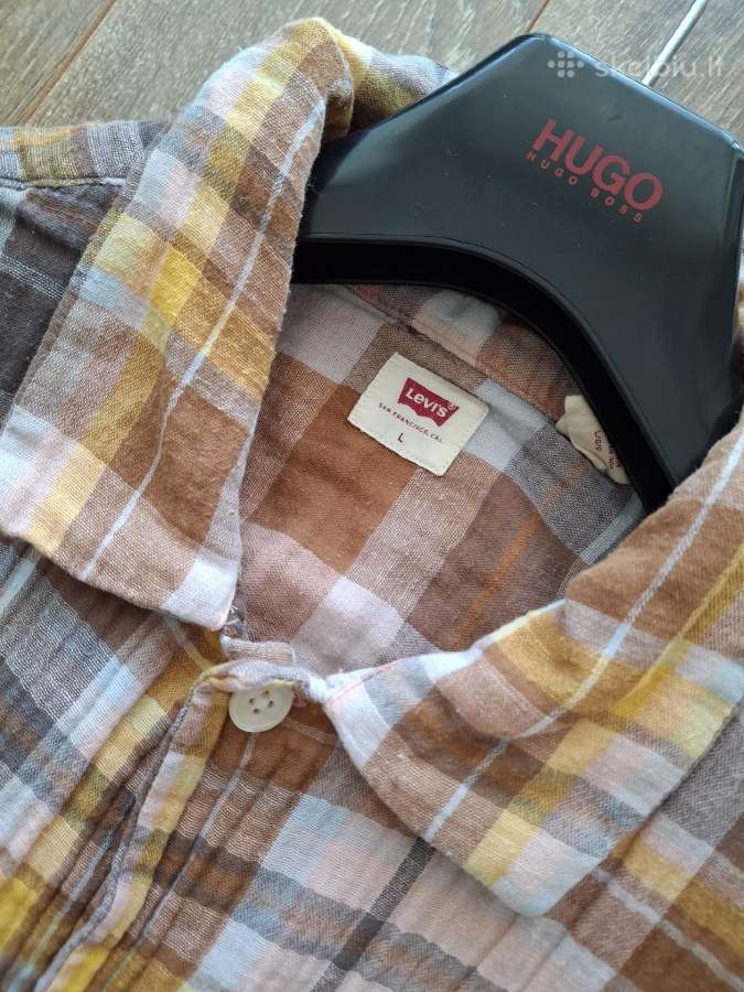 Levis medvilnės marškinukai - nuotraukos Nr. 3