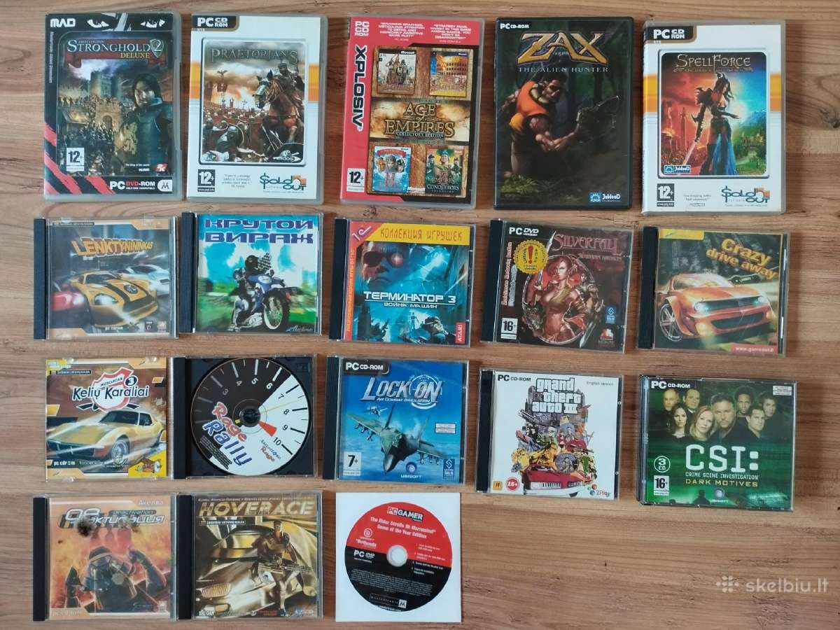 Pc kompaktiniai diskų žaidimai