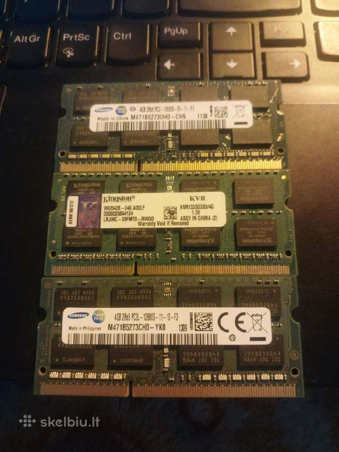 Ddr3 4gb 1333, 1600, po 3eur