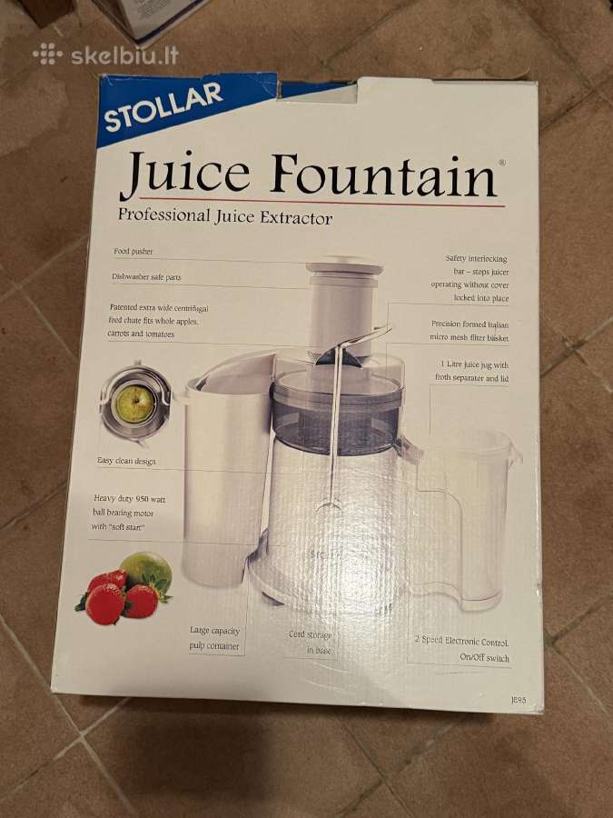 Stollar Juice Fountain sulčiaspaudė 950w su dėže