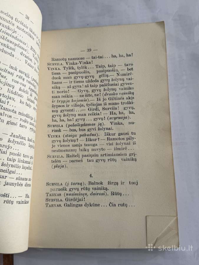 Kazio Puidos raštų rinkinys. Tomas Iv. Dramos 1912 - nuotraukos Nr. 4