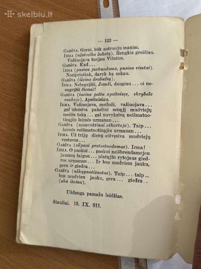 Kazio Puidos raštų rinkinys. Tomas Iv. Dramos 1912 - nuotraukos Nr. 7