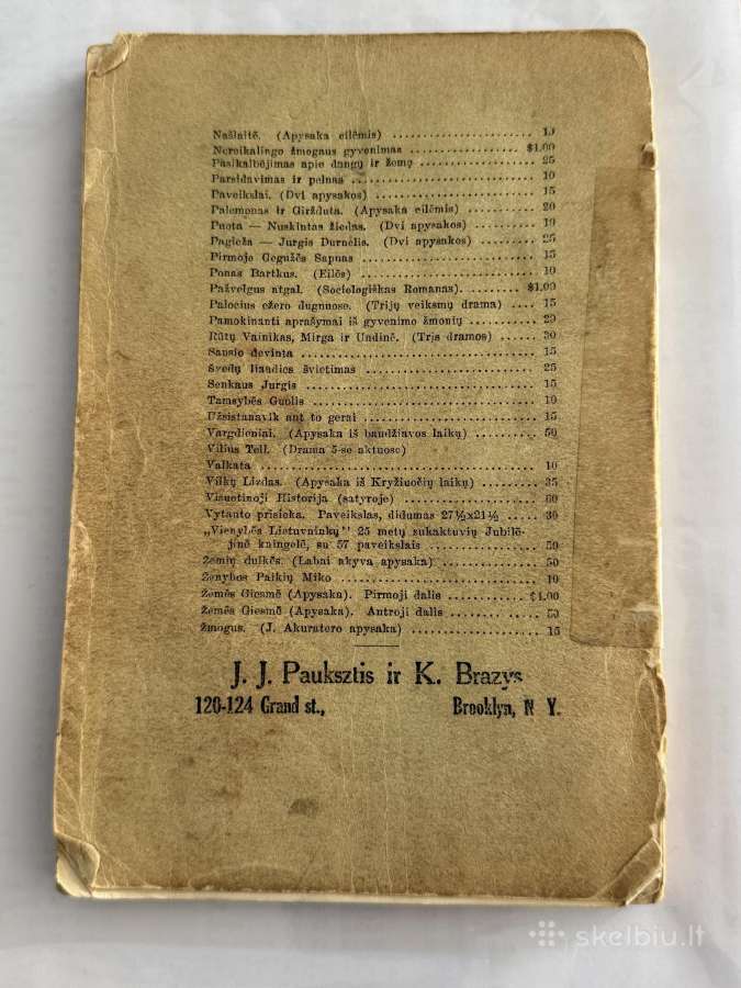 Kazio Puidos raštų rinkinys. Tomas Iv. Dramos 1912 - nuotraukos Nr. 8