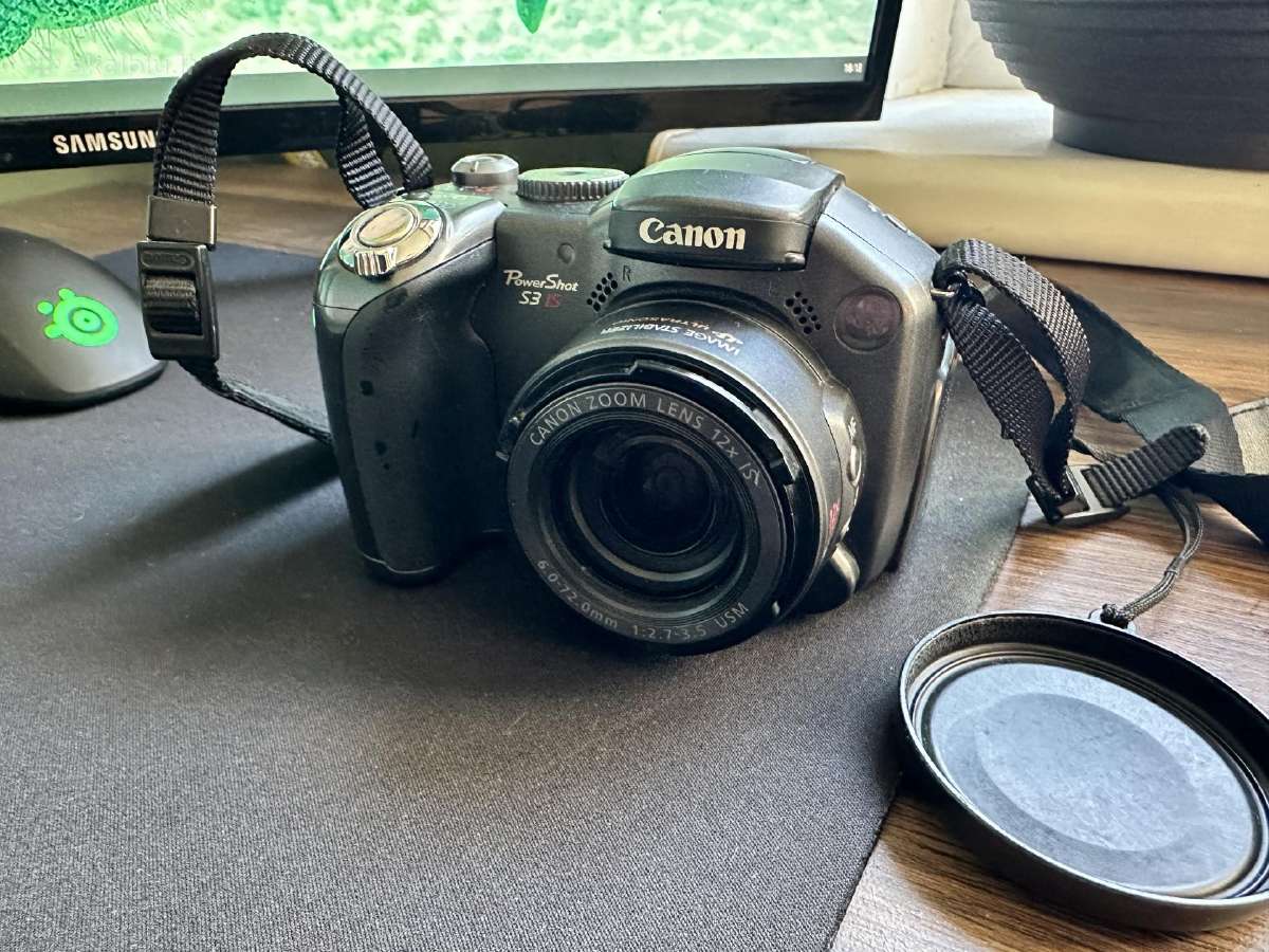 Canon powershow s3 is fotoaparatas