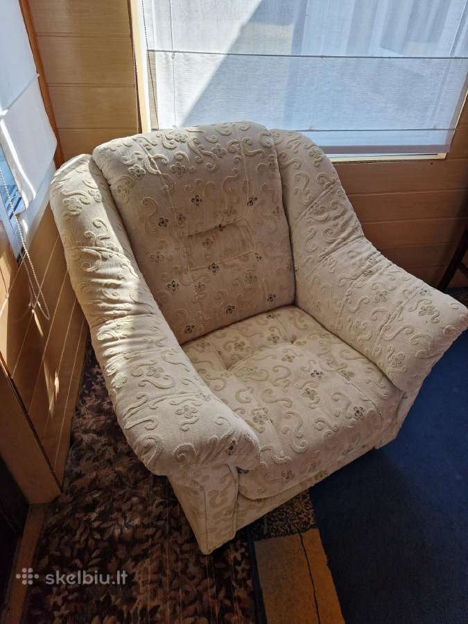 Parduodama sofa-lova ir du foteliai - nuotraukos Nr. 3
