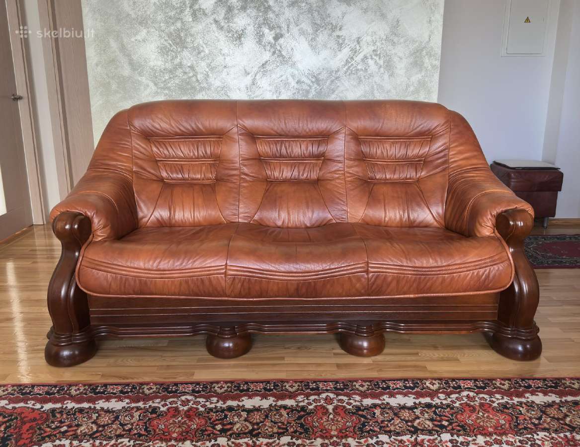Italų gamybos sofa ir fotelis