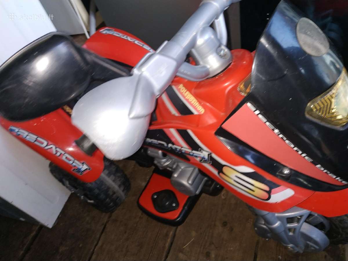 Elektrinis vaikiškas motociklas akumuliatorinis - nuotraukos Nr. 8