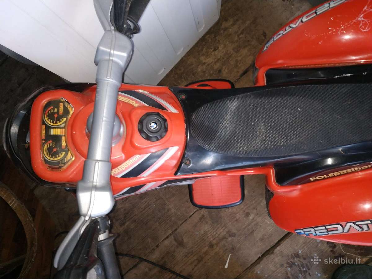 Elektrinis vaikiškas motociklas akumuliatorinis - nuotraukos Nr. 6