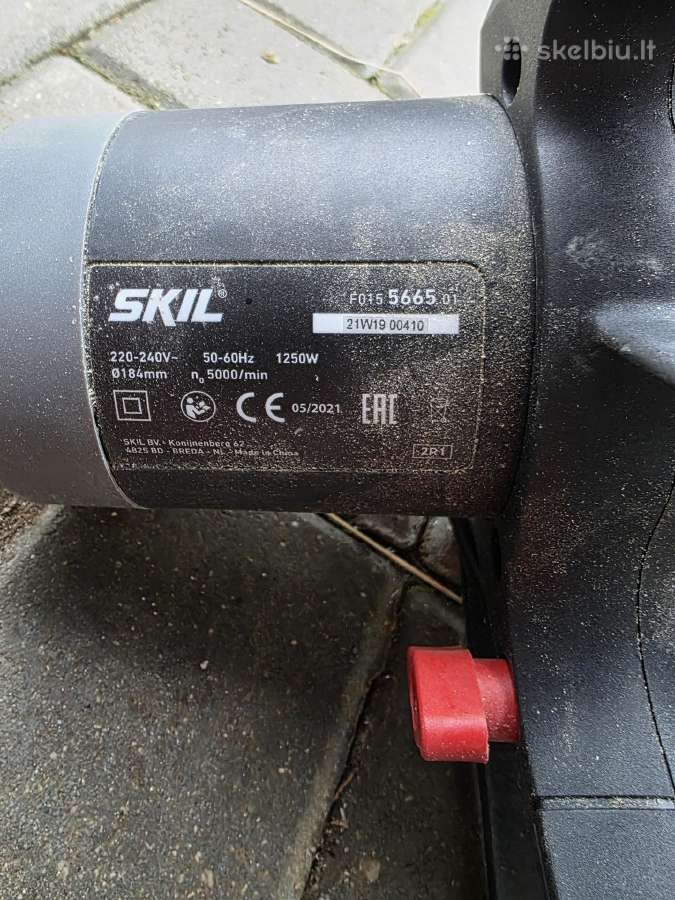 Elektrinis diskinis pjūklas Skil 1250 W - nuotraukos Nr. 4