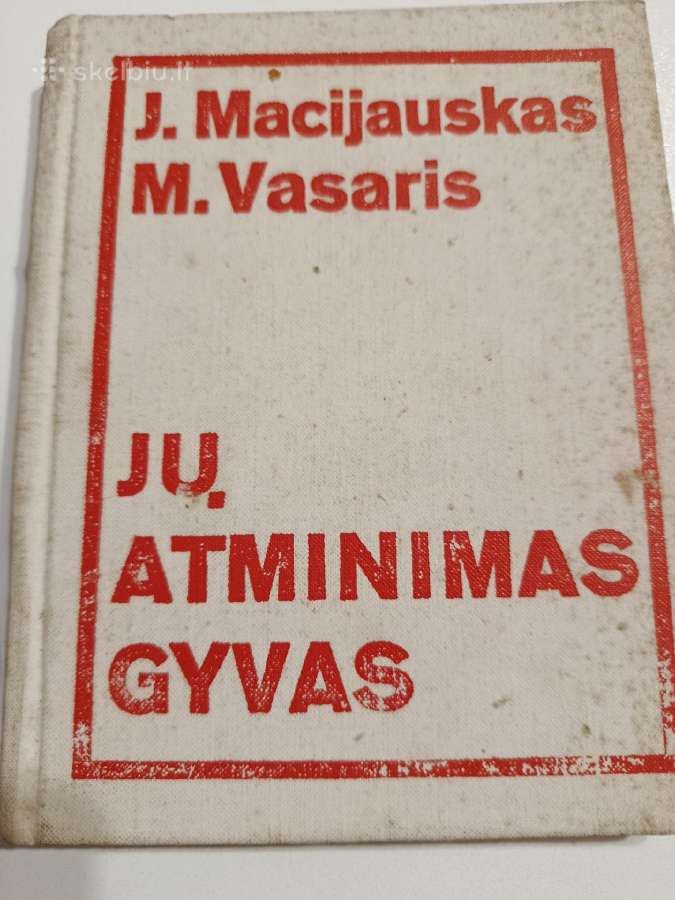 J Macijauskas,m. Vasaris.jų atminimas gyvas