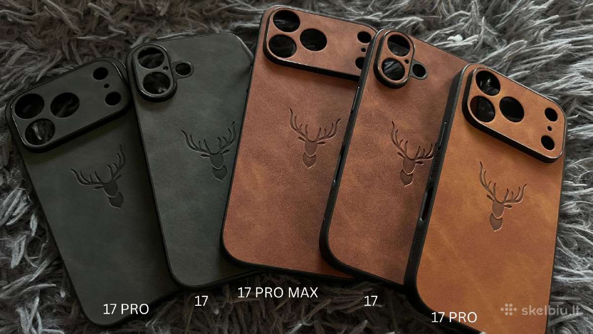 iPhone 17 / 17 Pro / 17 Pro Max dėkliukai