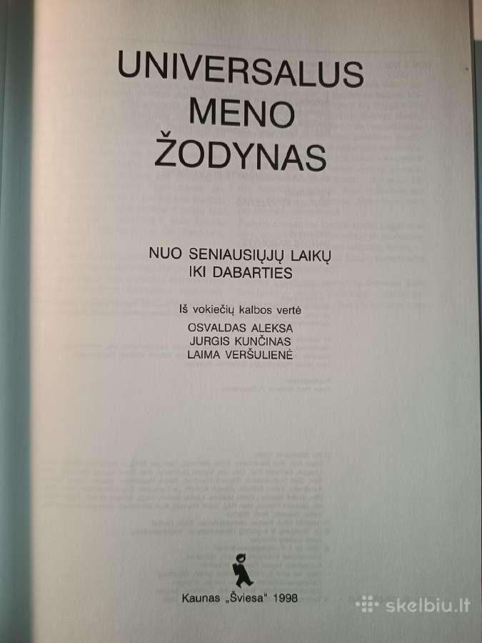 Universalus meno žodynas - nuotraukos Nr. 2