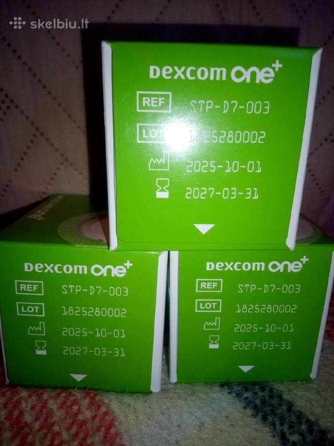 Dexcom one plus. 3 vnt. 100€