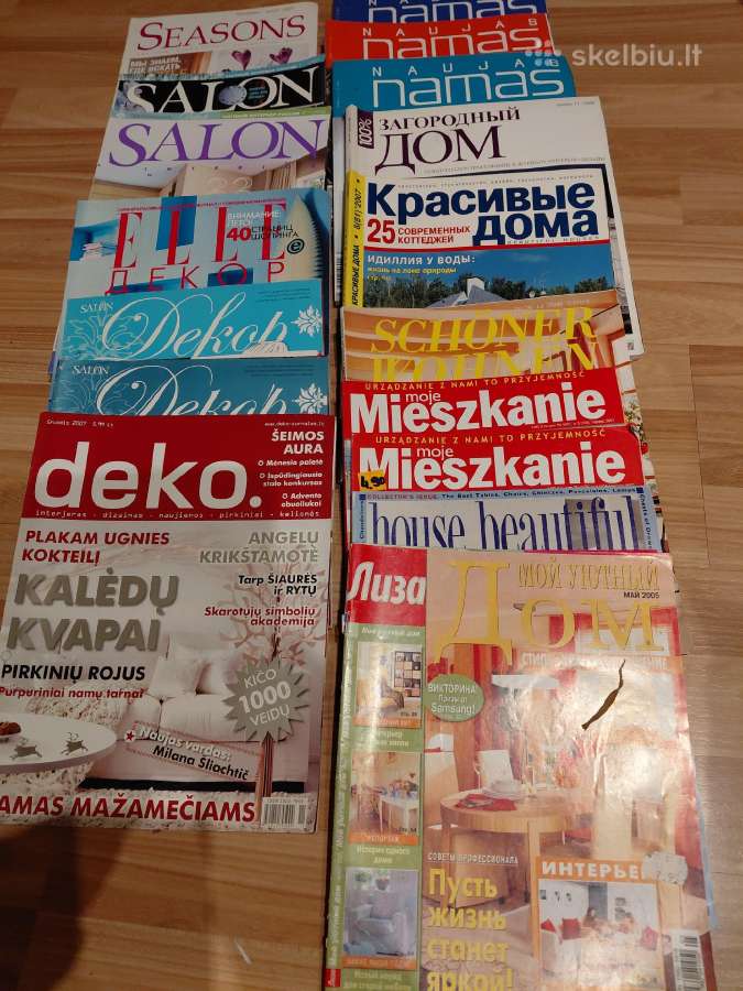 Naudoti žurnalai namų interjero - nuotraukos Nr. 4