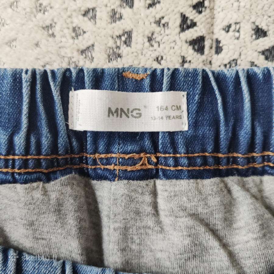 "Mng" džinsai su pašiltinimu berniukui mėlyni - nuotraukos Nr. 8