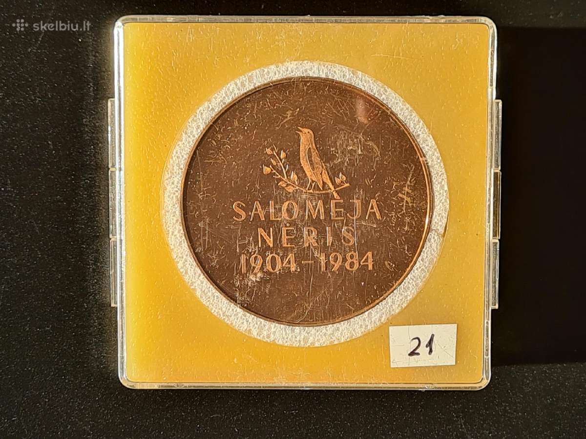 Medalis: Salomėja Nėris 1904-1981. Petras Garška - nuotraukos Nr. 2