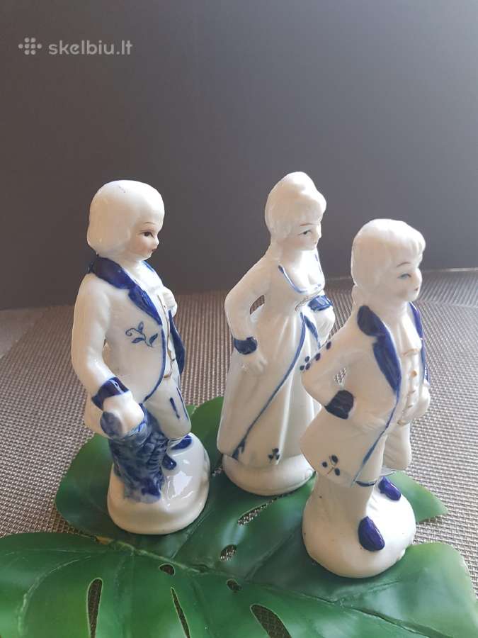 Antikvarinės statulėlės trys - nuotraukos Nr. 4