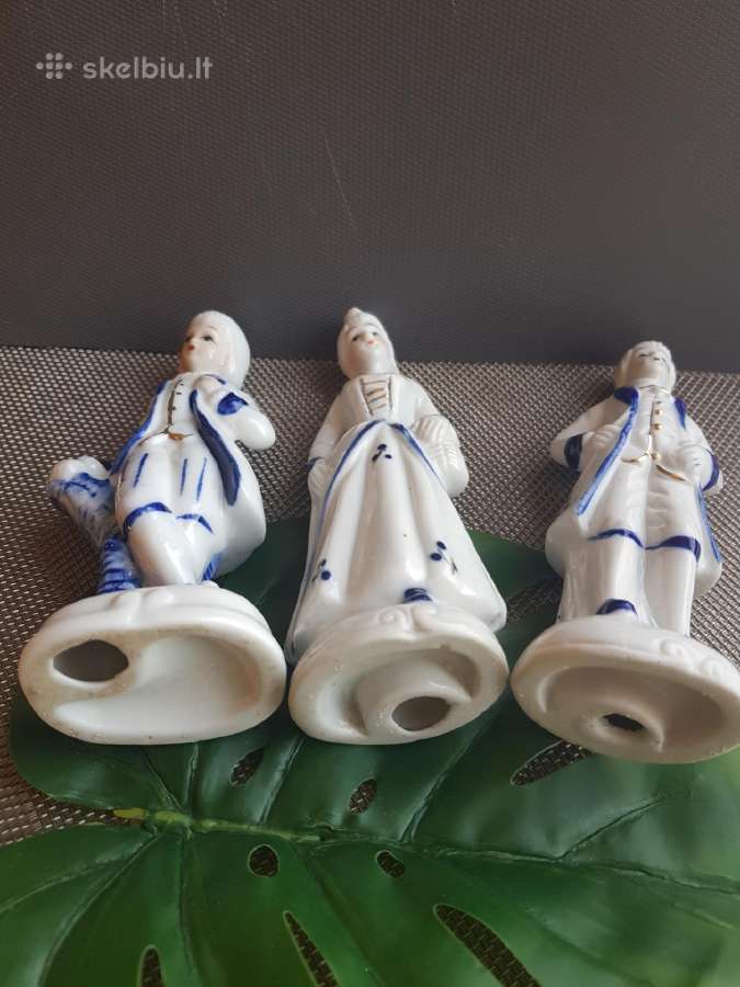 Antikvarinės statulėlės trys - nuotraukos Nr. 6