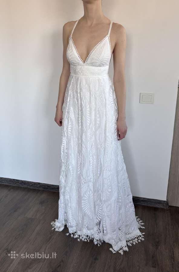 Boho vestuvinė suknelė