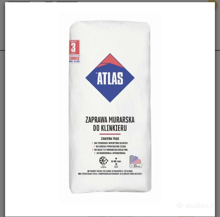 Pilkas klinkerio mūro mišinys