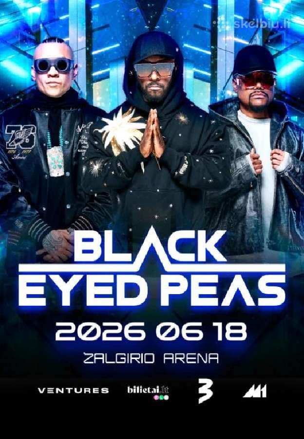 Black eyed peas 1 paskutinis stovimas bilietas