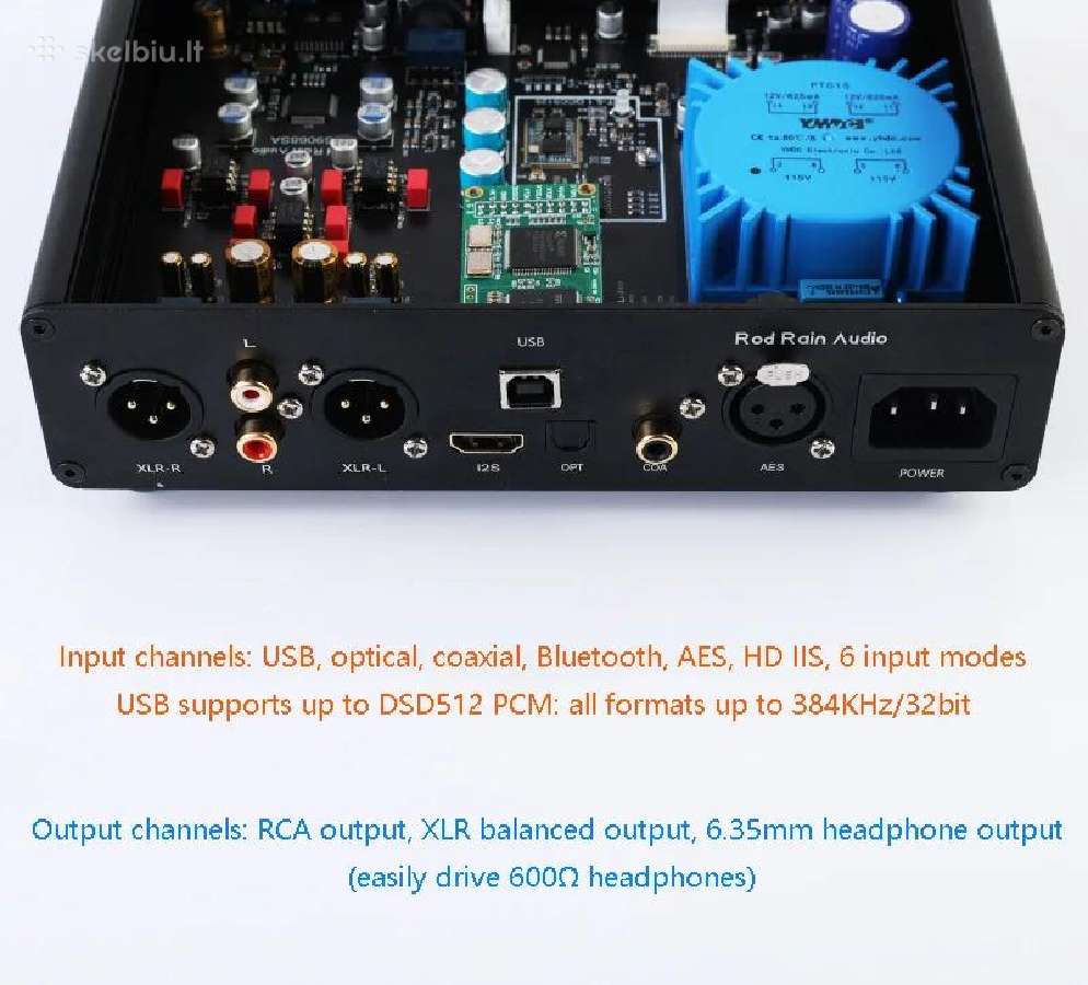 Rod rain audio da68 mini dac - nuotraukos Nr. 11