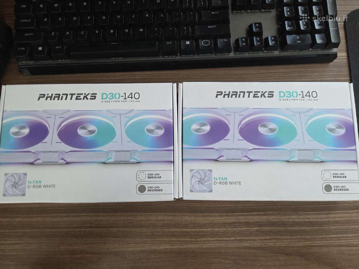 Aušintuvas Phanteks D30 Pwm Rgb, Reverse 140mm - nuotraukos Nr. 2