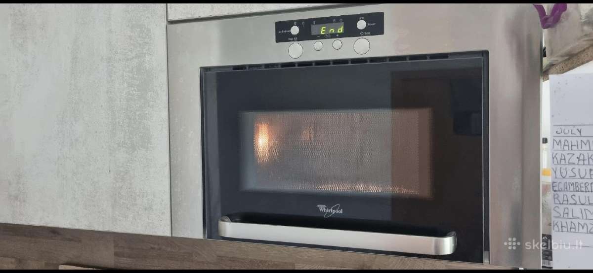 Įmontuojama „whirlpool“ mikrobanginė