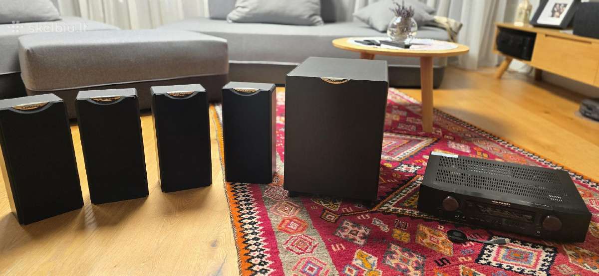 Marantz resyveris ir Cabasse kolonėlės