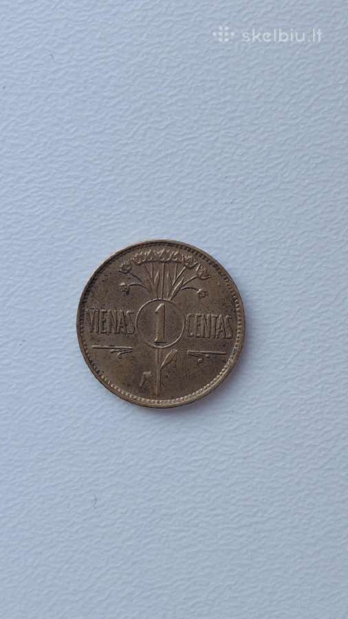 1 centas 1925 m.