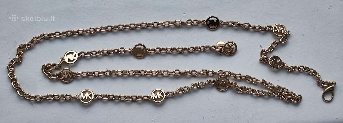 Michael Kors diržas grandinė Mk logo