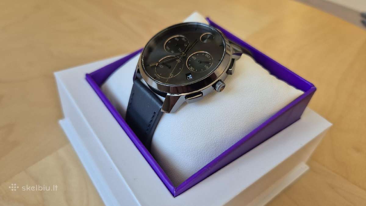 Naujas originalus Movado Bold Thin Chronograph - nuotraukos Nr. 2