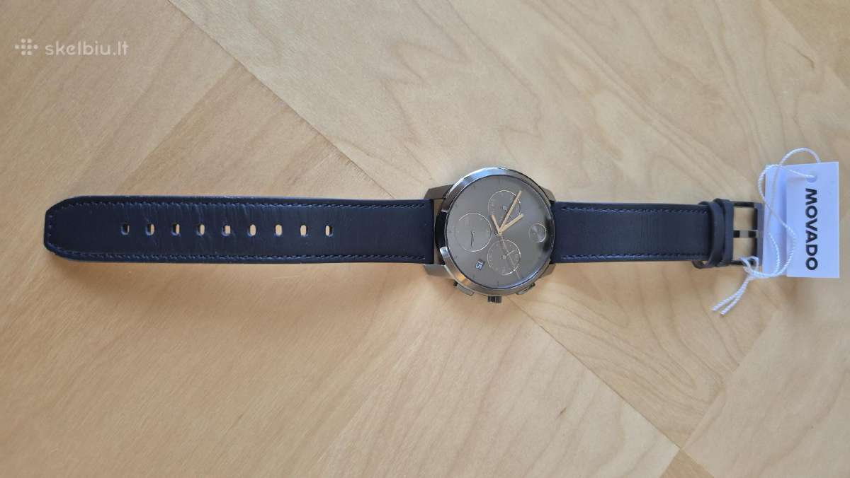 Naujas originalus Movado Bold Thin Chronograph - nuotraukos Nr. 4