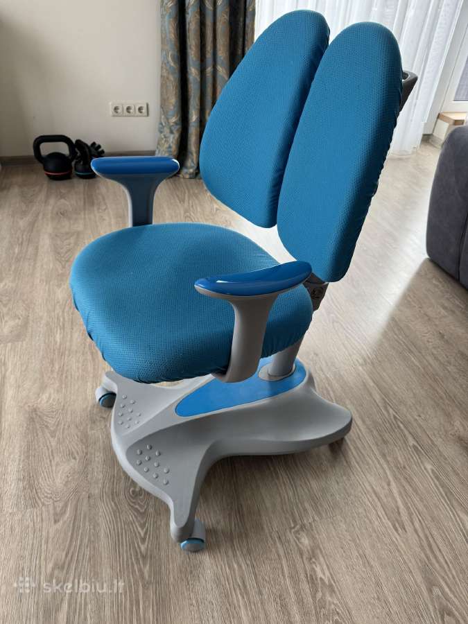 Ergonomiška vaikiška kėdė istudy C07a, mėlyna