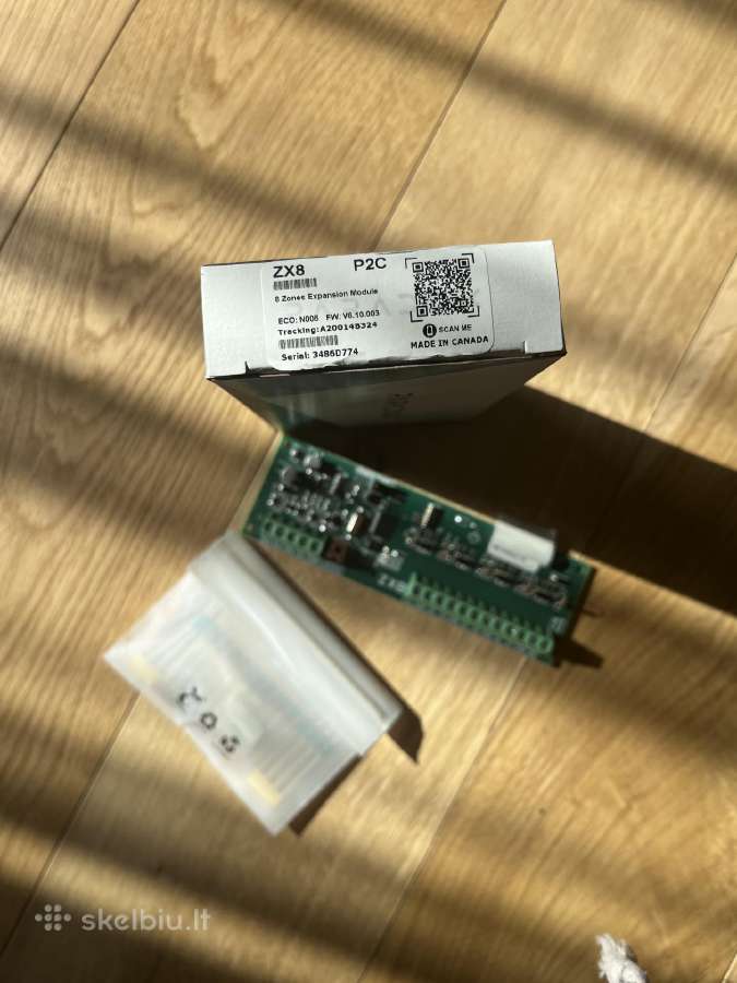 Paradox Zx8-p2c 8 zonų signalizacijos modulis