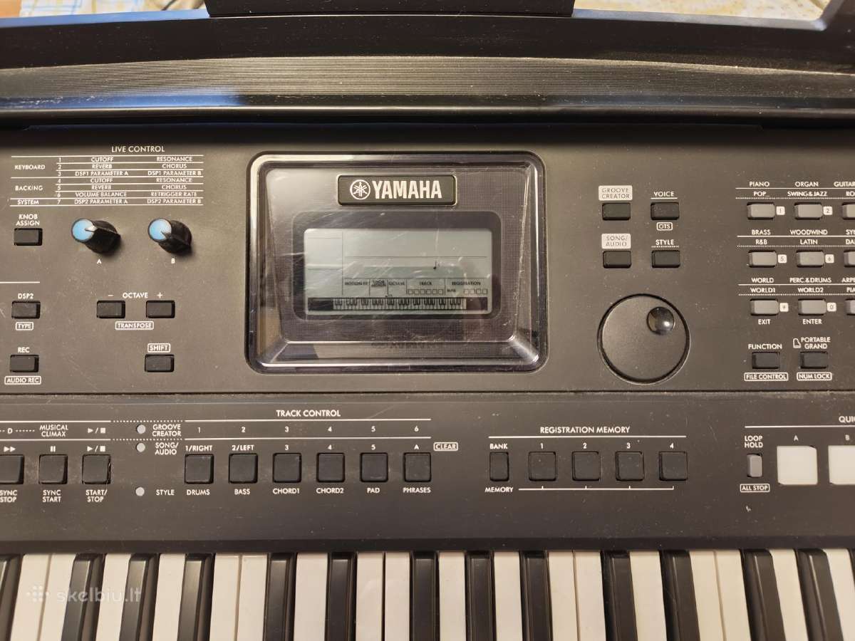 Sintezatorius Yamaha psr-e473 - nuotraukos Nr. 3