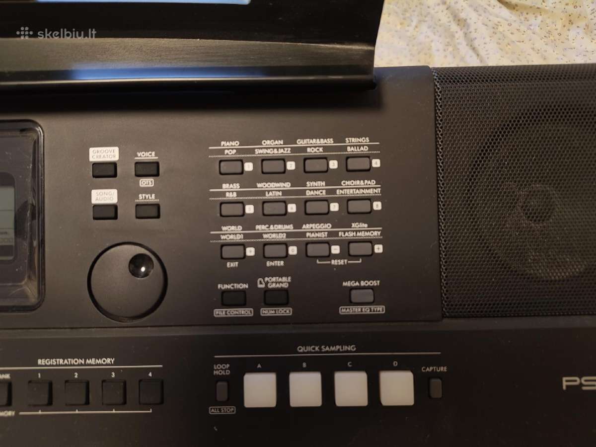 Sintezatorius Yamaha psr-e473 - nuotraukos Nr. 4