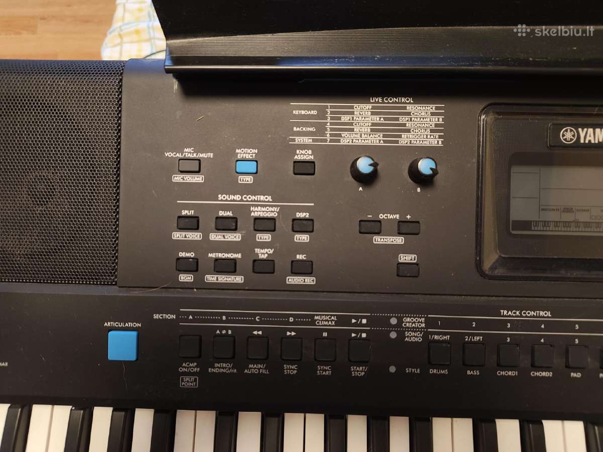 Sintezatorius Yamaha psr-e473 - nuotraukos Nr. 5