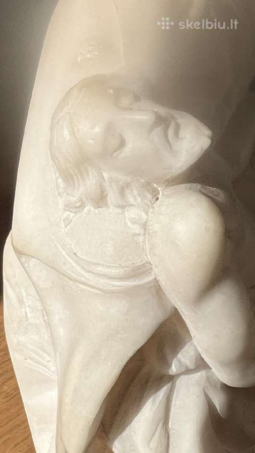 Antikvarinė Pieta skulptūrėlė pagal Mikelandželą - nuotraukos Nr. 2