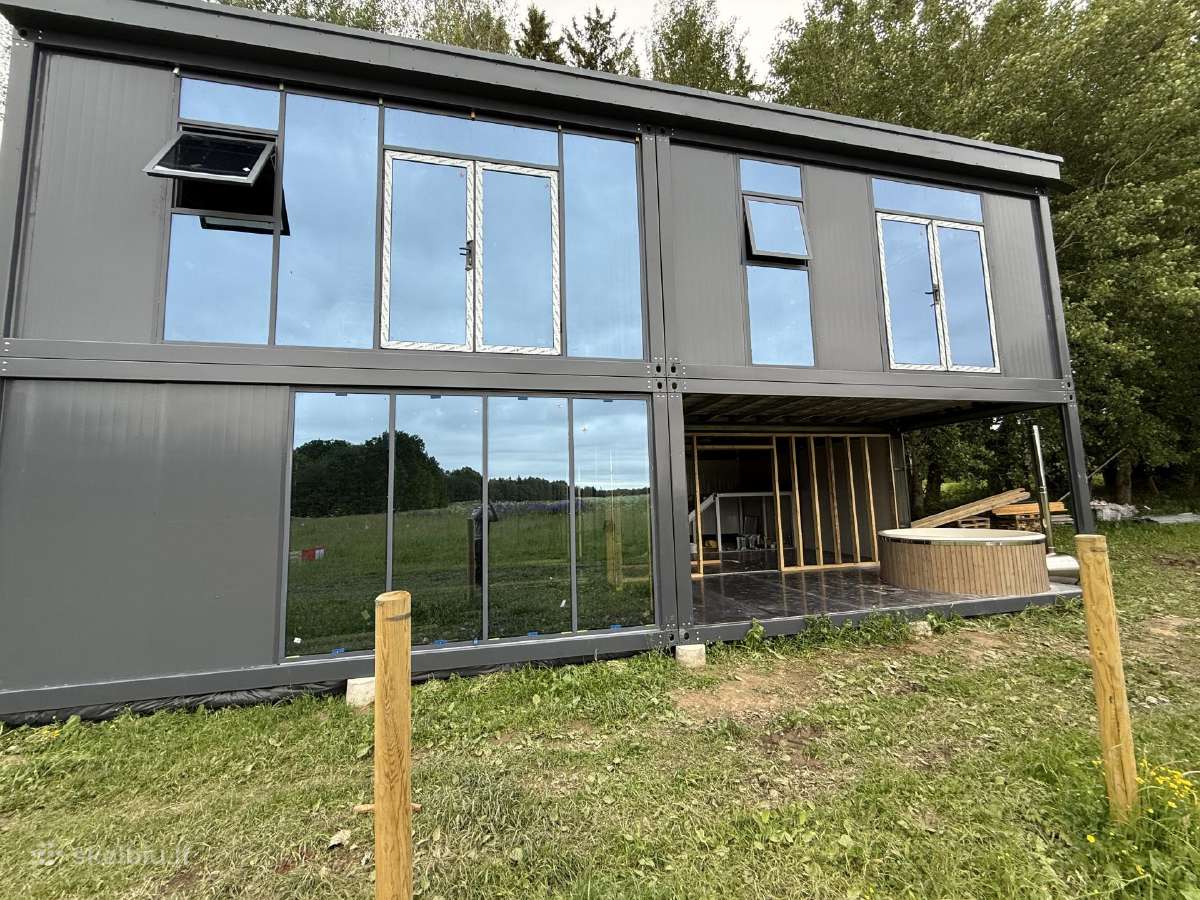 Modulinis plieninio karkaso namas – tik €99/m²