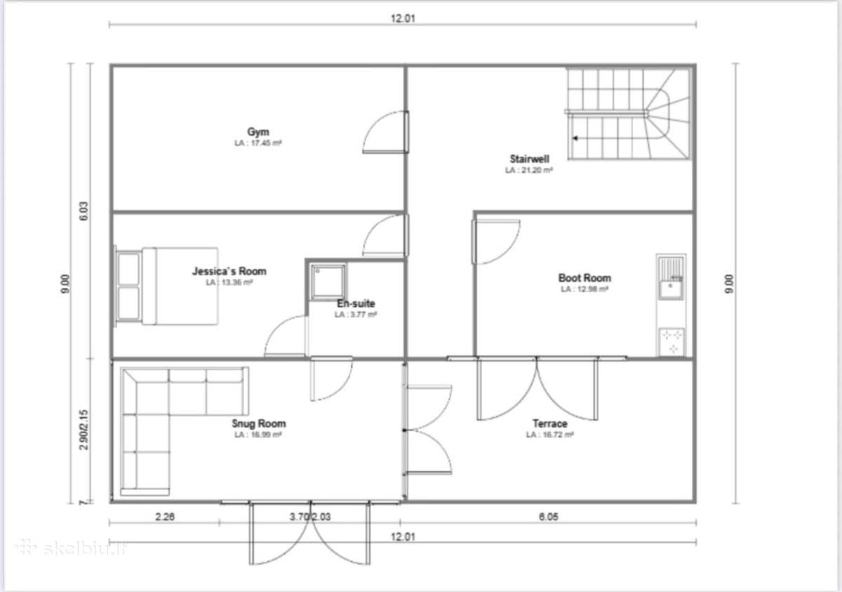 Modulinis plieninio karkaso namas – tik92€/m² - nuotraukos Nr. 6