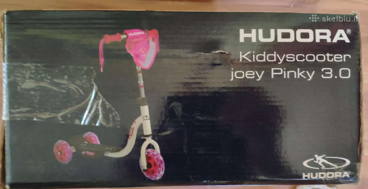 „Hudora Kiddy Joey“ triratis paspirtukas (žalias i