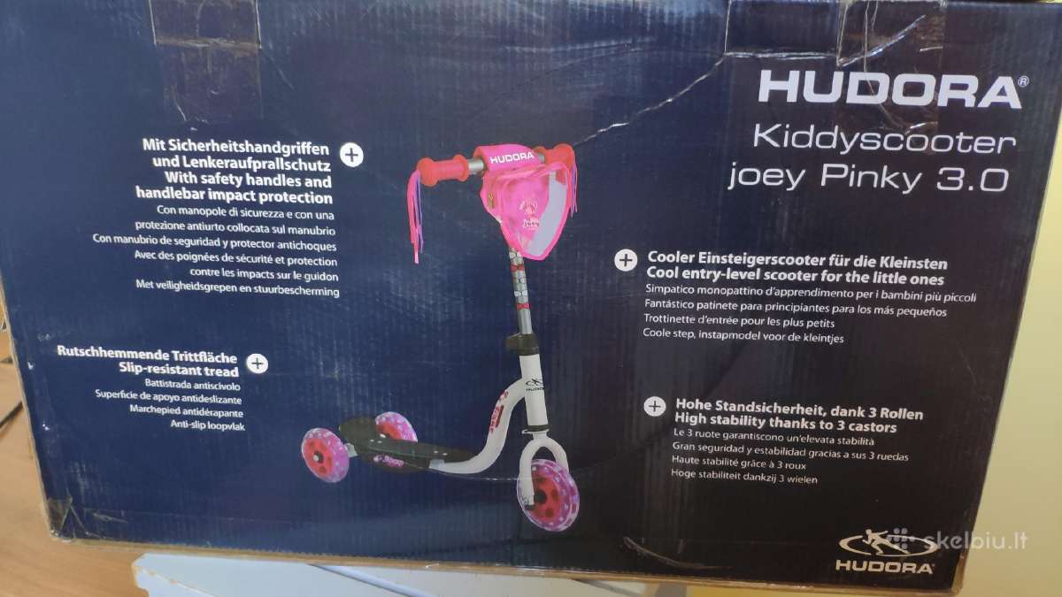 „Hudora Kiddy Joey“ triratis paspirtukas (žalias i - nuotraukos Nr. 13