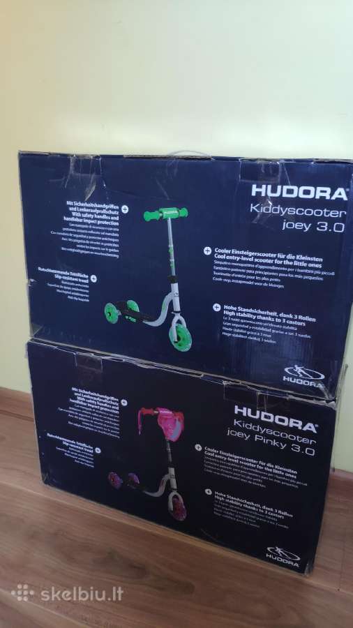 „Hudora Kiddy Joey“ triratis paspirtukas (žalias i - nuotraukos Nr. 14